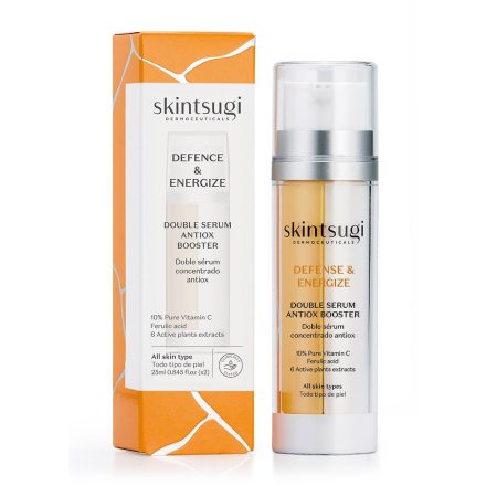 Skintsugi Detox & Defence könnyű textúrájú selymes dupla szérum spf30 30 ml