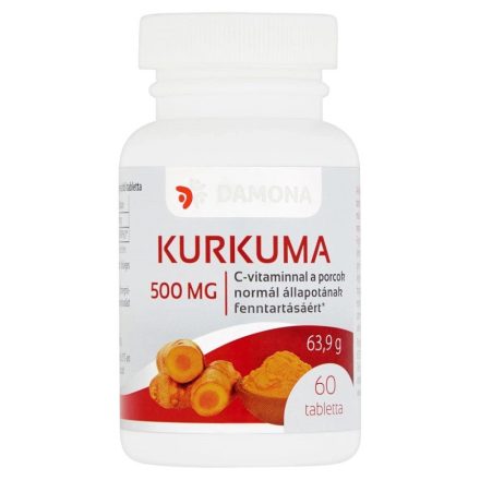 Damona Kurkuma 500 mg tabletta (60x)