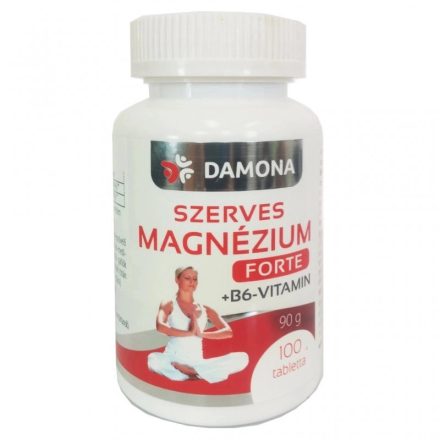 Damona Szerves Magnézium + B6-vitamin Forte tabletta 100x