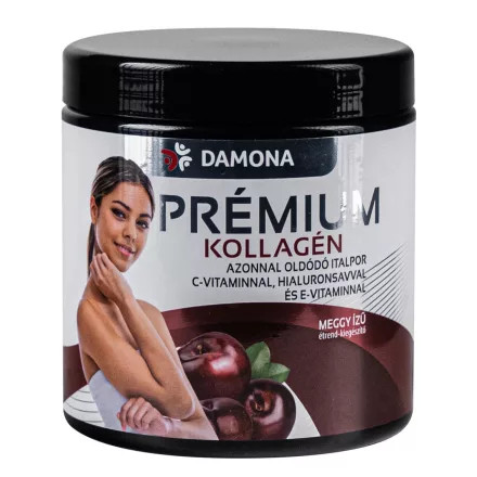 Damona Prémium Kollagén azonnal oldódó italpor meggy  (320gr)